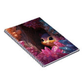 Whimsical Squirrel Rainbow Crystal Notitieboek (Rechterzijde)