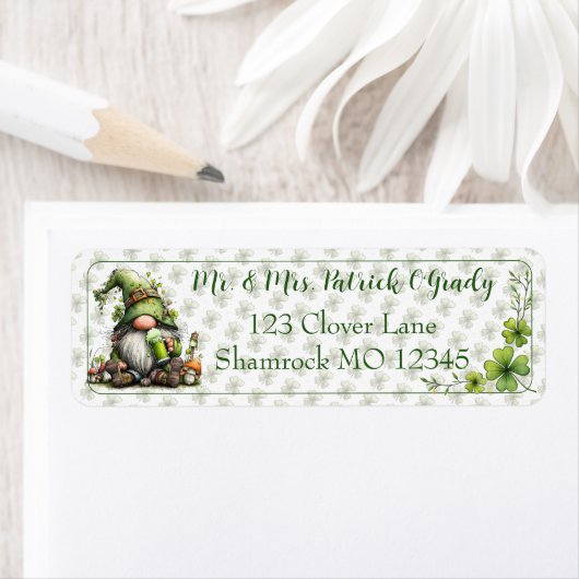 Whimsical St. Patrick’s Day Celebration Etiket (Insitu)