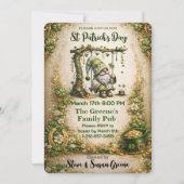 Whimsical St. Patrick’s Day Gnome  Kaart (Voorkant)