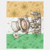 Whimsical St. Patrick's Day-personages  Fleece Deken (Voorkant)
