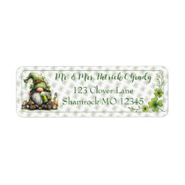 Whimsical St. Patrick's Day-viering Etiket