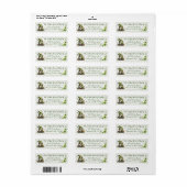 Whimsical St. Patrick's Day-viering Etiket (Full Sheet)