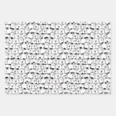 Whimsical Stacked Dogs Inpakpapier Vel (Voorkant 3)