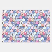 Whimsical Stacked Dogs Inpakpapier Vel (Voorkant)