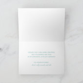 Whimsical Starburst Script Prettig Kerstfeest Feestdagen Kaart (Binnen)