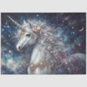Whimsical Starlight Unicorn Decoupage  Tissuepapier (Voorkant)