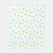 Whimsical Stars en Moons Fleece Deken (Voorkant)