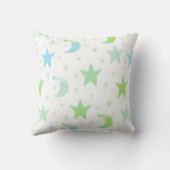 Whimsical Stars en Moons Kussen (Achterkant)