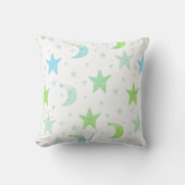 Whimsical Stars en Moons Kussen (Voorkant)