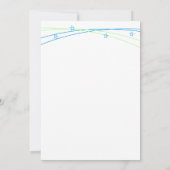 Whimsical Stars Familiereünie of Uitnodiging voor (Achterkant)