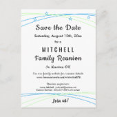 Whimsical Stars Family Reunion Save the Date Aankondigingskaart (Voorkant)