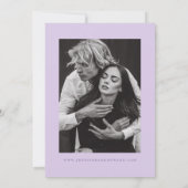 Whimsical Stars Lavendel Save The Date (Achterkant)