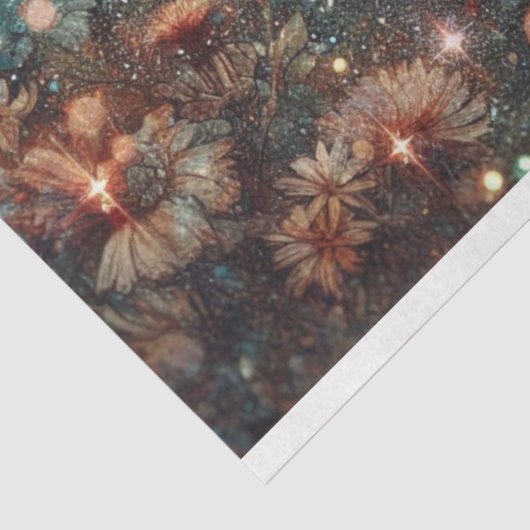 Whimsical Steampunk Alice In Wonderland Tissuepapier (Detail)