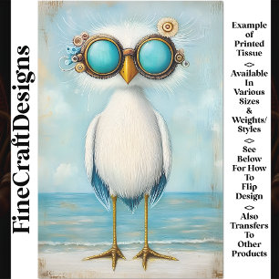 Whimsical Steampunk Bird beroemd gemaakt door The  Tissuepapier
