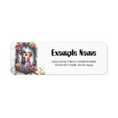 Whimsical Steampunk Elf Bruiloft Etiket (Voorkant)