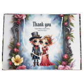 Whimsical Steampunk Elf Bruiloft Groot Cadeauzakje (Voorkant)