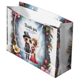 Whimsical Steampunk Elf Bruiloft Groot Cadeauzakje