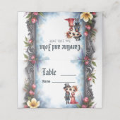 Whimsical Steampunk Elf Bruiloft Plaatskaartje (Buitenkant ongevouwen)