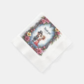 Whimsical Steampunk Elf Bruiloft Servet (Hoek)