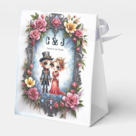 Whimsical Steampunk Elfen Huwelijk Bedankdoosjes