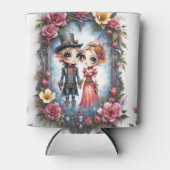Whimsical Steampunk Elfen Huwelijk Blikjeskoeler (Voorkant)