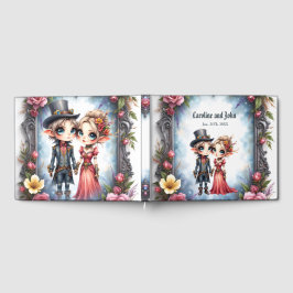 Whimsical Steampunk Elfen Huwelijk Gastenboek