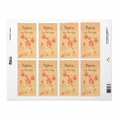 Whimsical steampunk gepersonaliseerde zelfgemaakte etiket (Full Sheet)