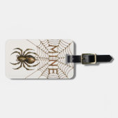 Whimsical Steampunk Spin & Web - VAN MIJ Bagagelabel (Voorkant horizontaal)
