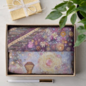 Whimsical Steampunk Trein, Mozaïek DH5L Découpage Tissuepapier (Geschenk)