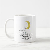 Whimsical Ster en Maan Maneschijn Koffiemok (Links)