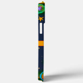 Whimsical Sterren Harten Kleurrijke Gepersonalisee Case-Mate iPhone Case (Achterkant / Rechts)