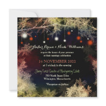 Whimsical Sterrennacht Bos Bruiloft