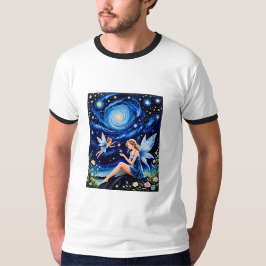 Whimsical Sterrennacht Fairy Shirt (Voorkant)