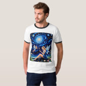 Whimsical Sterrennacht Fairy Shirt (Voorkant volledig)
