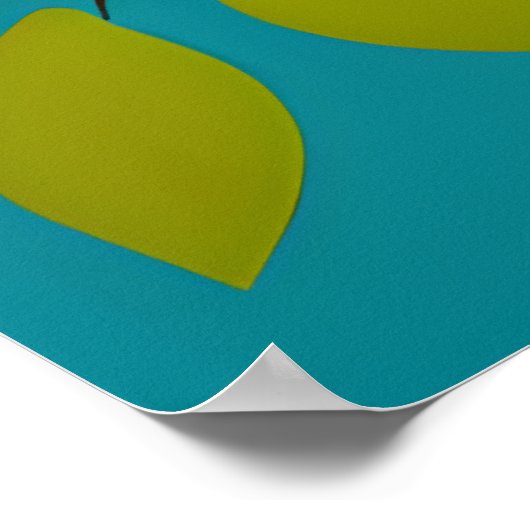 Whimsical stijl schilderij van een uil op een boom poster (Hoek)