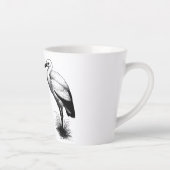 Whimsical Stork Doula Promotional Latte Mok (Rechts)