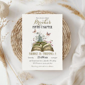 Whimsical Story Magic Book Thema Verjaardagsfeest Kaart