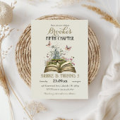 Whimsical Story Magic Book Thema Verjaardagsfeest Kaart