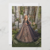 Whimsical Story Magic Book Thema Verjaardagsfeest Kaart (Achterkant)