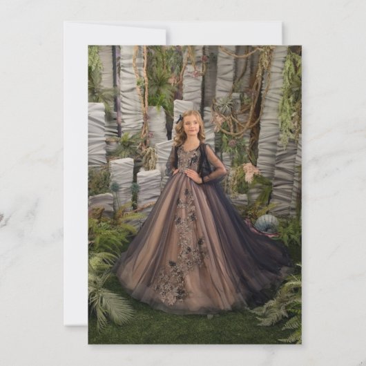 Whimsical Story Magic Book Thema Verjaardagsfeest Kaart (Achterkant)