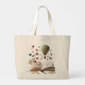 Whimsical Storybook Adventure Jumbo Tote  Grote Tote Bag (Achterkant)