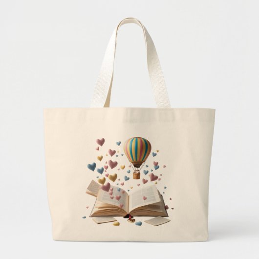 Whimsical Storybook Adventure Jumbo Tote  Grote Tote Bag (Voorkant)