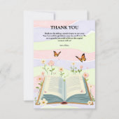 Whimsical Storybook Baby shower Bedankkaart (Voorkant)