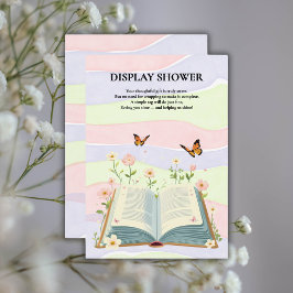 Whimsical Storybook Baby shower Informatiekaartje