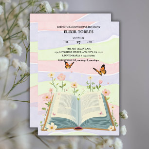 Whimsical Storybook Baby shower Kaart