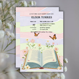 Whimsical Storybook Baby shower Kaart