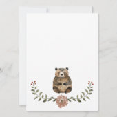 Whimsical Storybook Baby shower Kaart (Achterkant)