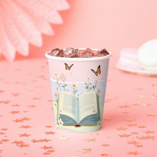 Whimsical Storybook Baby shower Papieren Bekers (Insitu)
