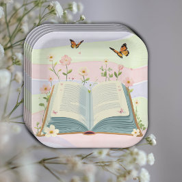 Whimsical Storybook Baby shower Papieren Bordje