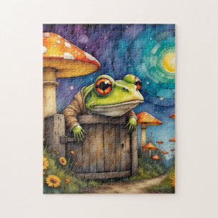 Whimsical Storybook Frog Legpuzzel